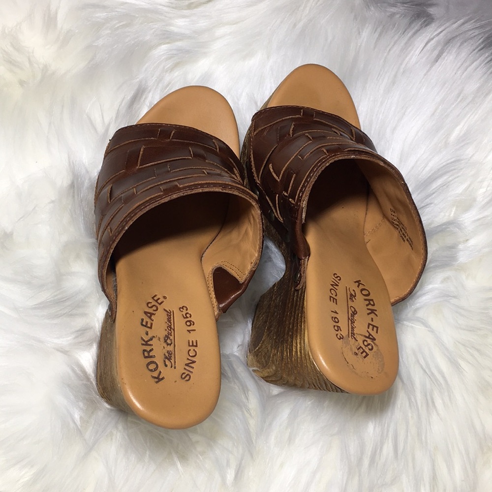 Kork-Ease Clog Slides Open Toe Size 6m - image 4